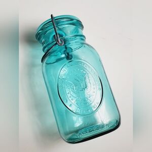 Vintage 1776-1976 Bicentennial Eagle Commemorative Quart Ball Ideal Canning Jar